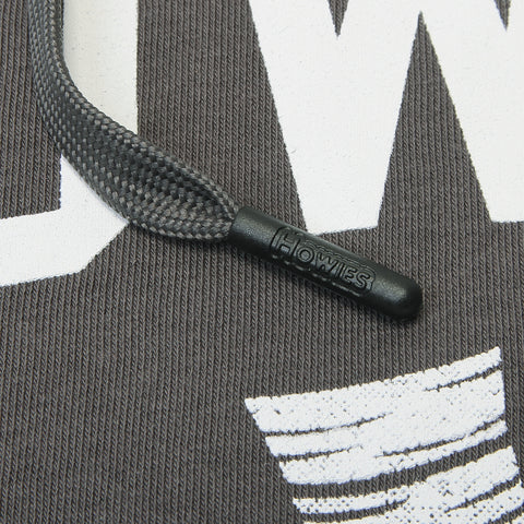 Close up of Howies Logo Hoodie Drawstring