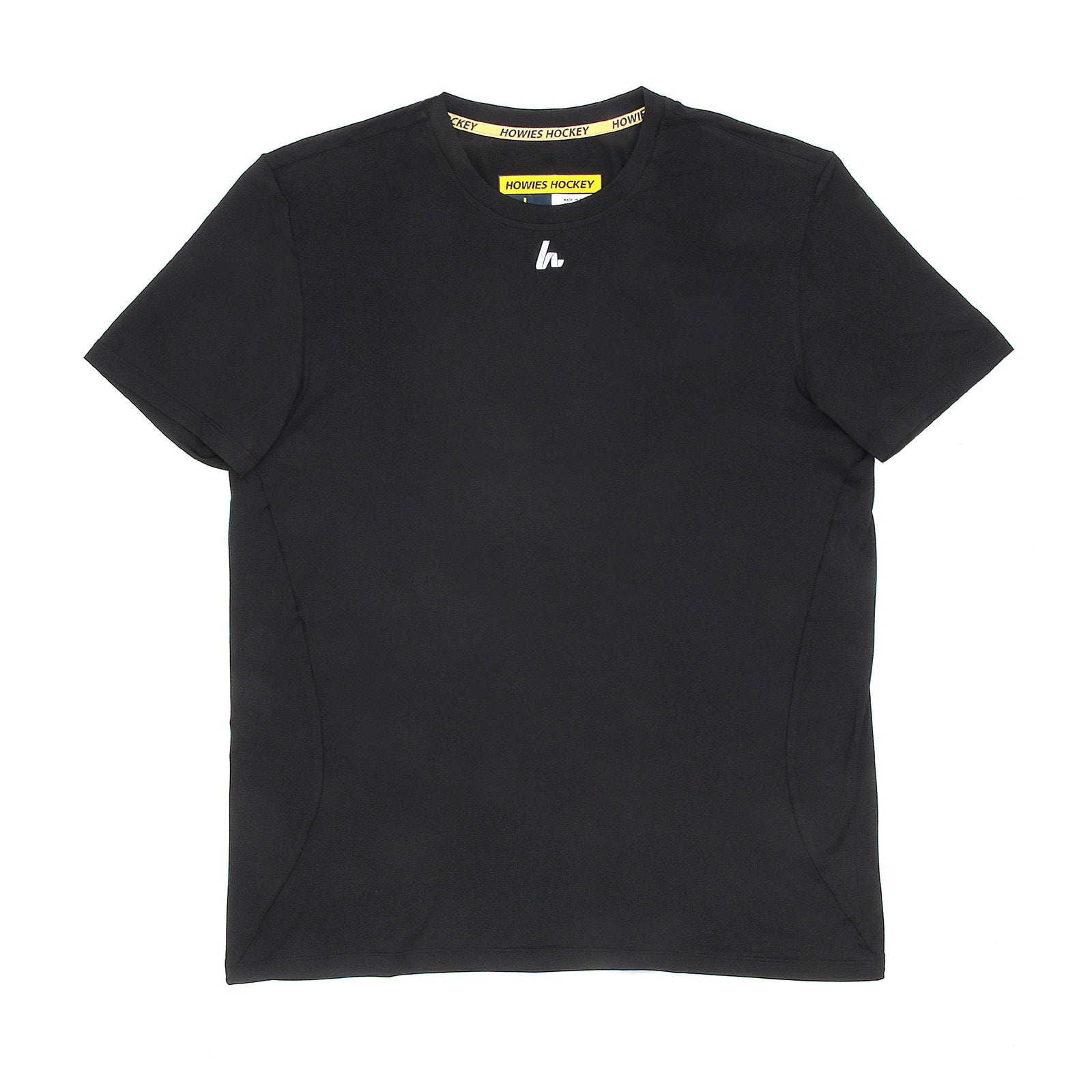 Team Performance Tech Tee Tees Howies Hockey Tape Black Youth Small 