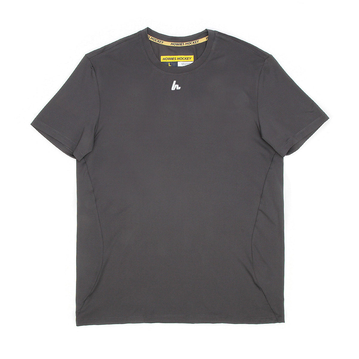 Team Performance Tech Tee Tees Howies Hockey Tape Gray Youth Small 