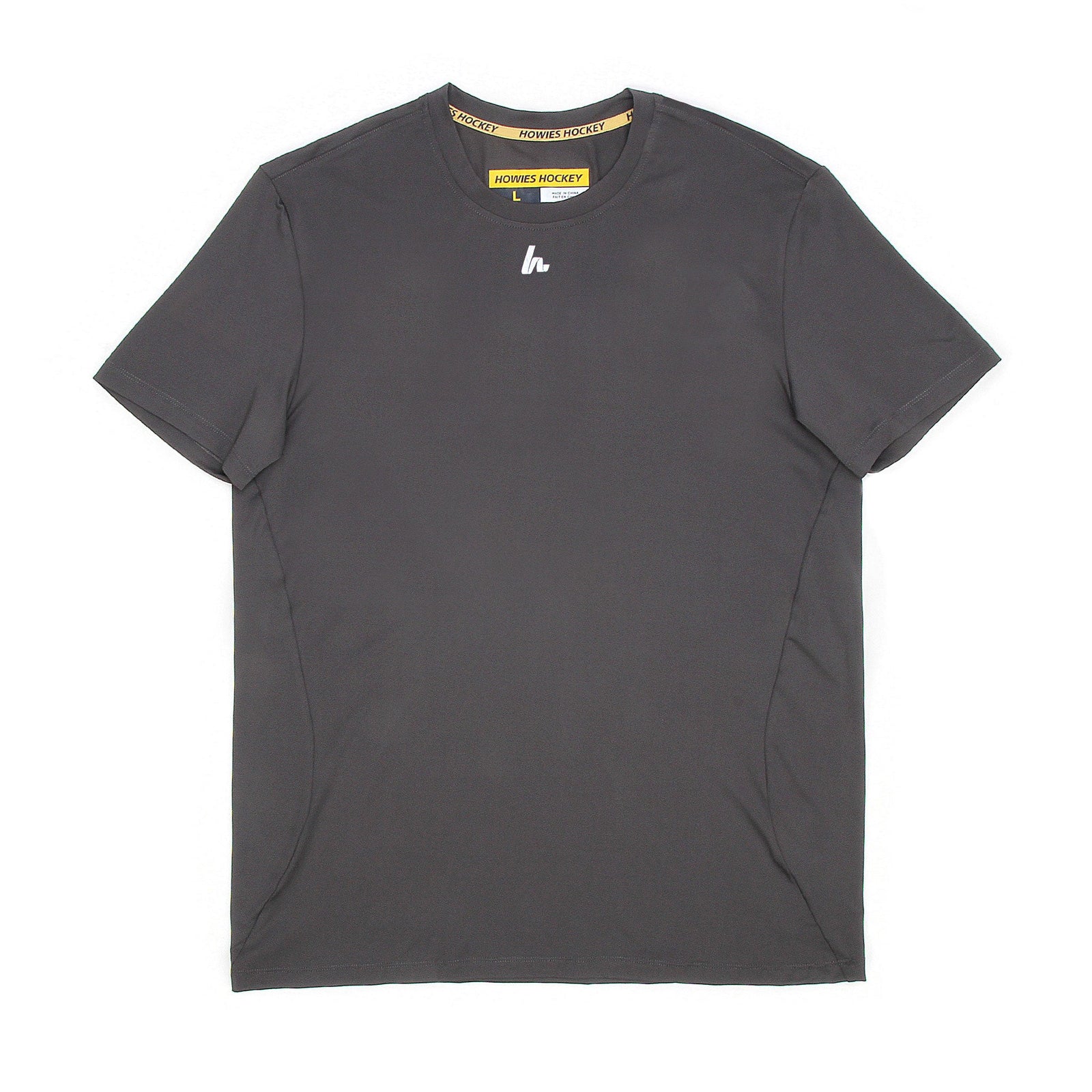 Team Performance Tech Tee Tees Howies Hockey Tape Gray Youth Small 